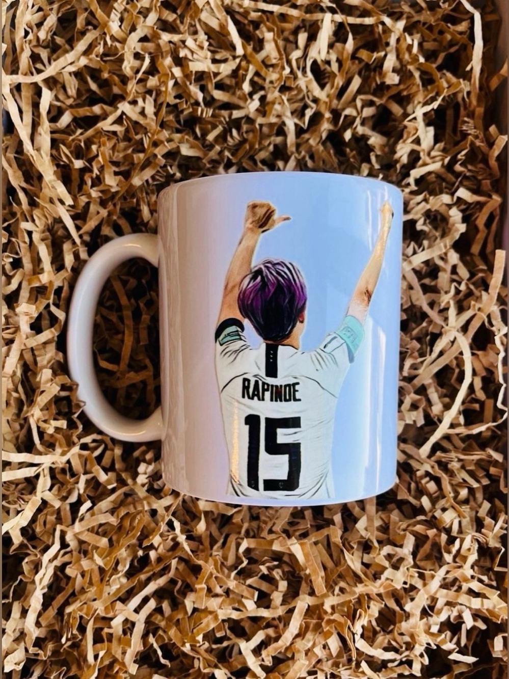 Megan Rapinoe US Women’s Girls Soccer Football Mug Cup